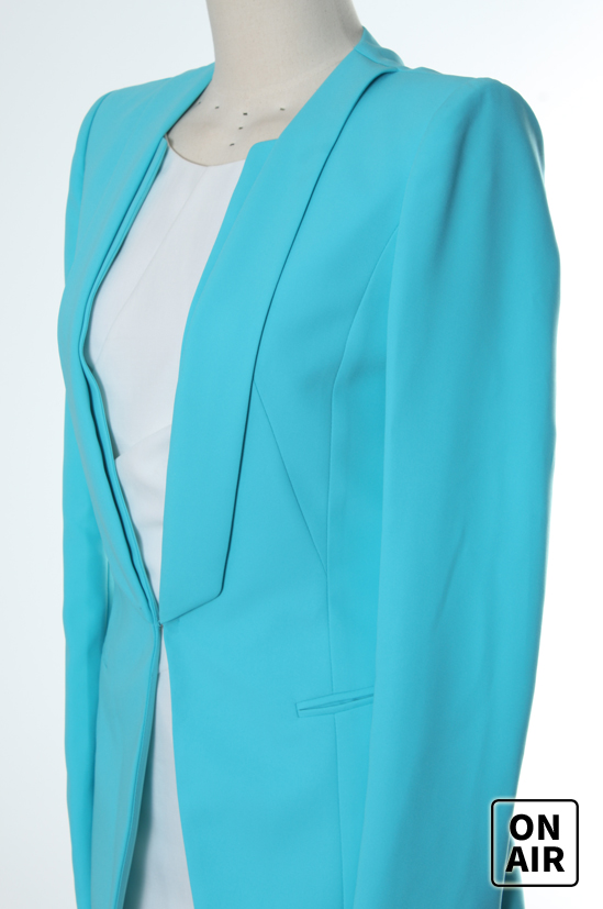 Girl's Sweaters Cardigan Jacket,6-16 Years Old,Sky Blue Lapel Youth